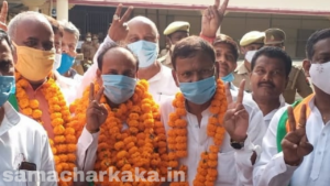 पंकज चौधरी महाराजगंज के जिला पंचायत अध्यक्ष की कुर्सी पर भाजपा का कब्जा रहा